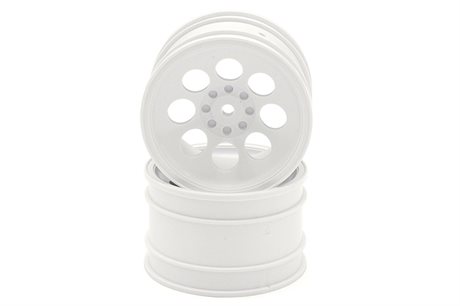 Kyosho Wheel 8 holes 50mm Kyosho Turbo Optima (2) White