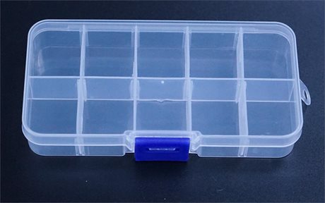 Fast1 Sortimentlåda 10-fack, 127x65x22mm