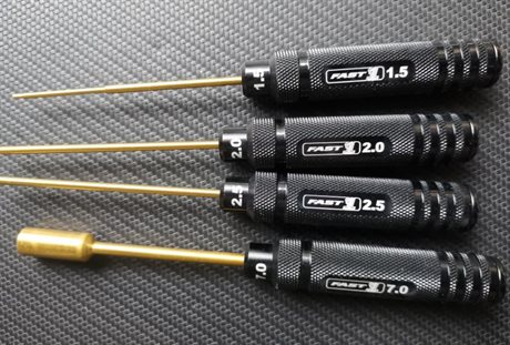 FAST1 Allen Wrench Tool Set 4pcs 1.5/2.0/2.5/7.0