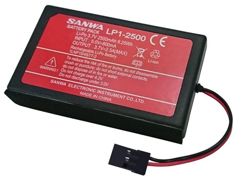 Sanwa Li-Po Battery LP1-2500 3,7V Type-C for M17S/Exzes ZIII/M17/MT-5
