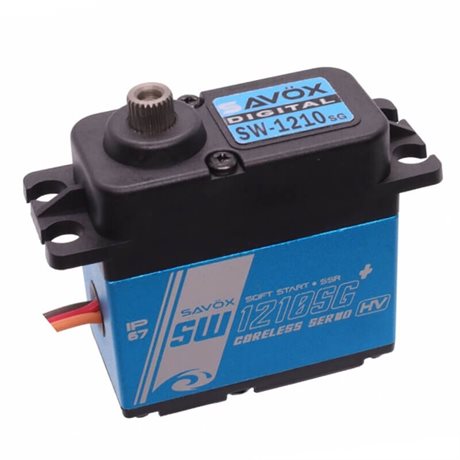 Savöx SW-1210SG Plus Servo 32Kg 0,13s HV Alu Coreless Ståldrev WP