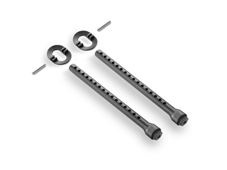 Xray Hard Composite Horizontal Rear Body Mount Post - Set