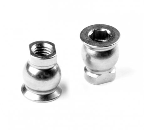 Xray X4 Lower Arm Ball Universal 6.0mm- HUDY Spring Steel (2)
