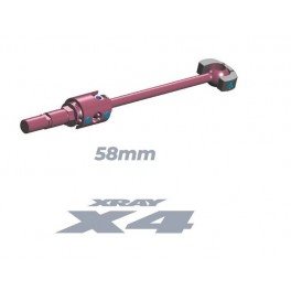 Xray X4 ECS Drive Shaft 58mm - HUDY Spring Steel - Set