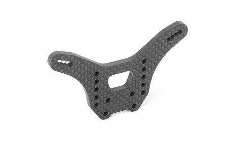 Xray XB2 Graphite Shock Tower - 4-holes - LCG - Rear - 4.0mm	