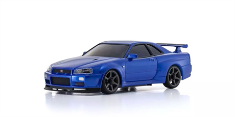 Kyosho Mini-Z AWD Nissan Skyline GT-R R34 Metallic Blue (MA020N-L)