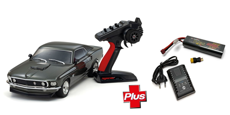 Kyosho Fazer FZ02 (L) Ford Mustang Boss 429 Black 1969 1:10 Full Set