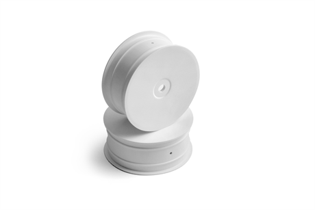 Xray 4WD Front Wheel Aerodisk with 12mm Hex IFMAR - White (2)
