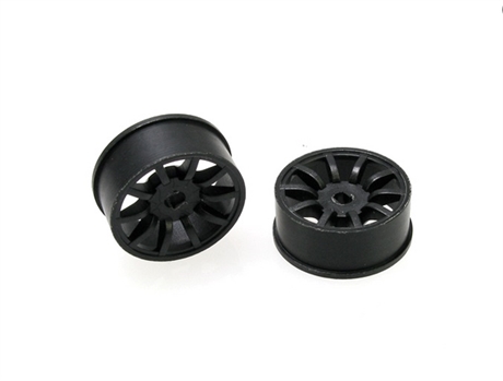 PN Racing Mini-Z AWD Machine Cut 10 Spoke Front Wheel F2 Black