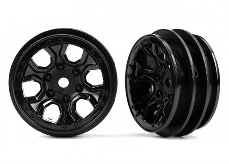 Traxxas Fälg Spider Svart 1.0" (2)