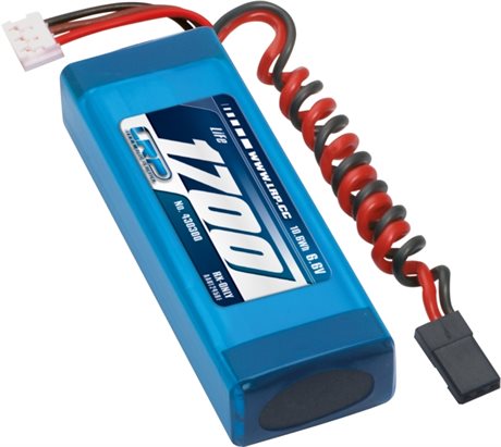LRP VTEC LiFePo 1700mAh RX-Pack 2/3A Straight - RX-only - 6.6V