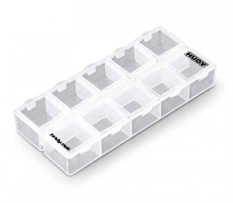 HUDY Tiny Hardware Box - 10-Compartments