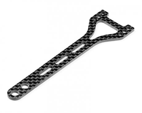 Xray X4 23 Graphite Upper Deck - Split Rear - 2.0mm