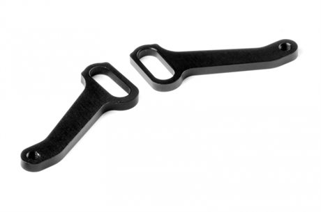 Xray X4 Alu Front Steering Plate - Swiss 7075 T6 (2) V2