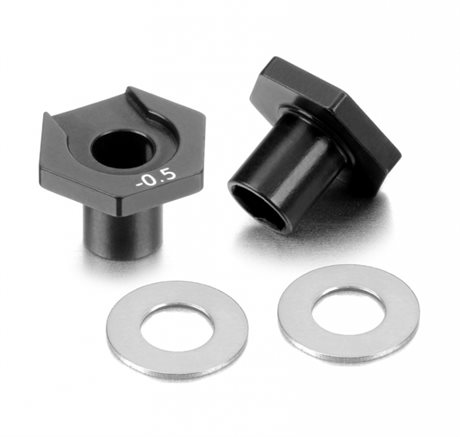 XRAY X4 ALU WHEEL HUB -0.5 - SWISS 7075 T6