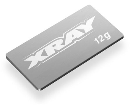 XRAY Pure Tungsten Chassis Weight 12g