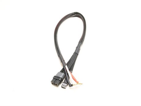 PN Racing 700270 - XT60 Female Plug To 2mm Bullets Charging Cable 40cm