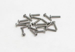 PN Racing M2x10 Button Head Stainless Steel Hex Machine Screw (20pcs)