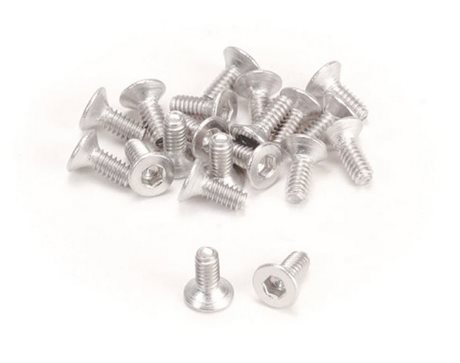 PN Racing 700315 - M2x5 Countersink Stainless Steel Hex Machine Screw (20pcs)