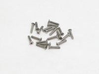 PN Racing M2x10 Countersink Stainless Steel Hex Machine Screw (20pcs)