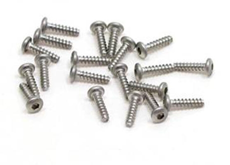 PN Racing M2x8 Button Head Stainless Steel Hex Plastic Screw (20pcs)