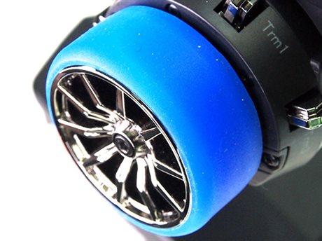 PN Racing Universal Transmitter Steering Wheel Grip (Blue)