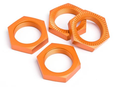 HPI Racing WHEEL NUT 24mm (ORANGE/4pcs)
