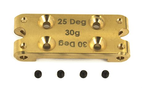 Associated RC10B6 FT Brass Bulkhead, 30g