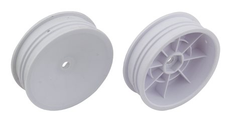 Team Associated 2WD Slim Front Wheels 22 12mm hex white