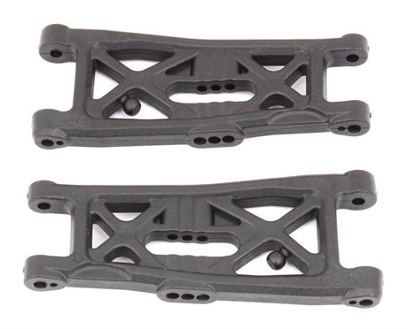 RC10B6 FT Front Suspension Arms, gull wing, carbon fiber