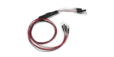 Kyosho LED Light Unit (Diam=5/L=400/Clear/4 Bulbs)