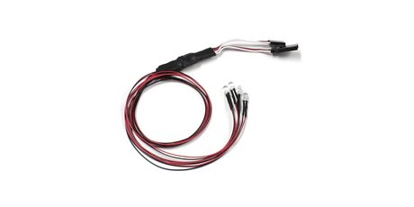 Kyosho LED Light Unit Diam=5/L=400/Red (4 Bulbs)