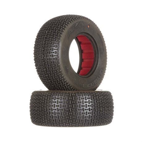 AKA 1/10 Cityblock 3 SC Wide Soft Front/Rear Tire with Red Inserts (2)