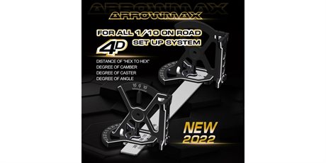 Arrowmax 4D Set-Up System A for 1:10 Touring Cars with Bag