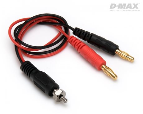 DynoMax Laddkabel till Handglödare med 4mm kontakter
