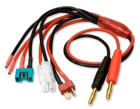 Dynomax Laddkabel Multi-Power med 4mm bananstift