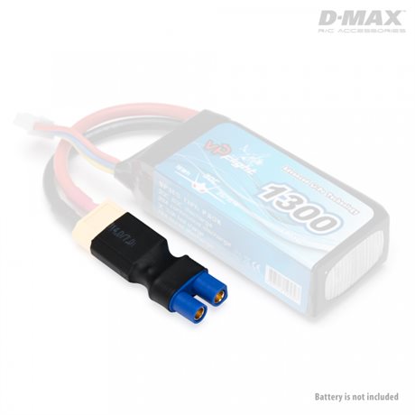 Dynomax Kontakt Adapter XT60 (hane) - EC3 (hona)