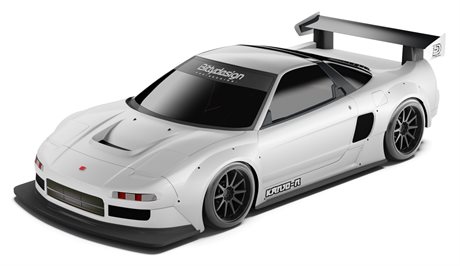 Bittydesign KANJO-N Kaross 1/28 Mini-Z (Omålad)