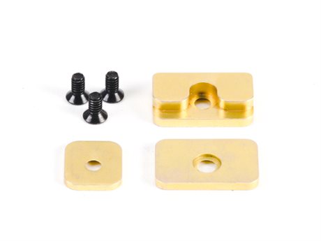 PN Racing Mini-Z Brass Weight Set for V2 Interchangeable Front Body Mount
