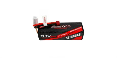 Gens ace Battery LiPo 3S 11.1V-5300-60C(Deans) 139x46x38mm 385g - Björ