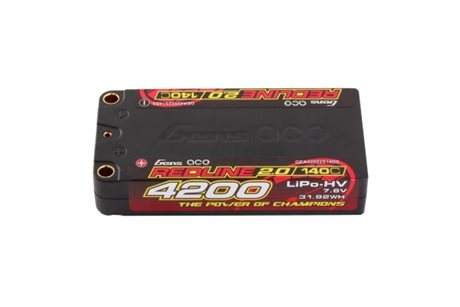 GensAce Redline 2.0 Shorty 2S HV 7.6V-140C-4200 96x47x18.5mm 157g