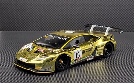 GL Racing 1/28 GL Lamborghini GT3 body Chrome gold