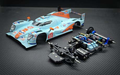 GL Racing GL 1/28 LMP2 Chassis - with GL-LMP2 body-001 GULF
