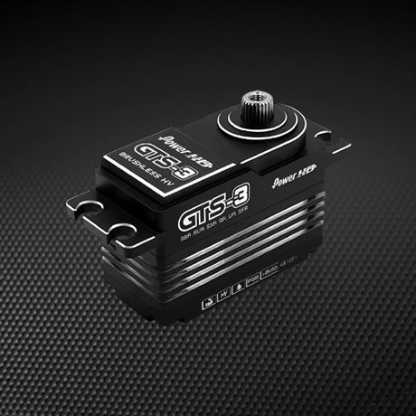 POWER HD GTS 3 LOW PROFILE HV,MG, BRUSHLESS, ALU CASE, (30KG/0.055S)