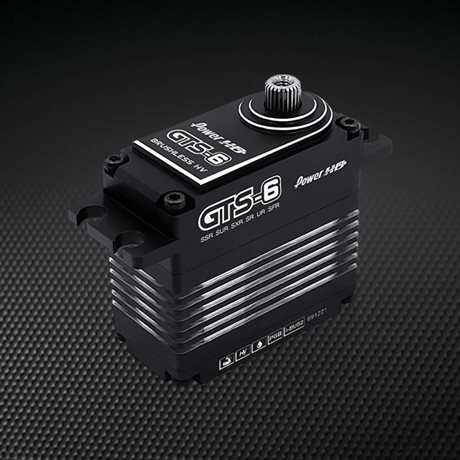 POWER HD GTS 6 HV,MG, BRUSHLESS, ALU CASE, (60KG/0.07S)