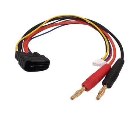 Halko Traxxas ID Male To 4mm Bullet + XH - 3S - Charging Cable 20cm 14AWG HLK-1350-3