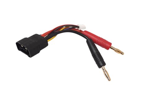 Halko Traxxas ID Male To 4mm Bullet + XH - 3S - Charging Cable 5cm 14AWG HLK-1351-3