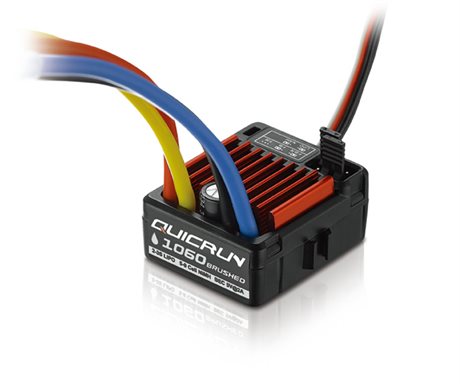 Hobbywing QuicRun WP 1060 Fartreglage för borstmotorer 2-3S LiPo