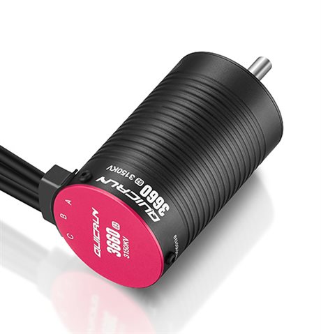 Hobbywing Motor QuicRun 3660SL 3700kV G2 Sensorlös 1/10 (5mm Axel)