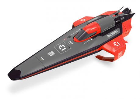 Joysway Racebird E1 Hydrofoil 1/14 skala Elbåt RTR Röd